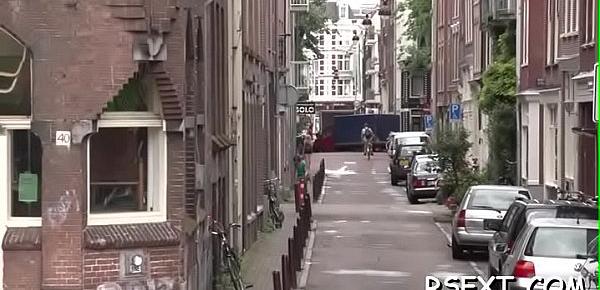  Sexy dude takes a trip and visites the amsterdam prostitutes